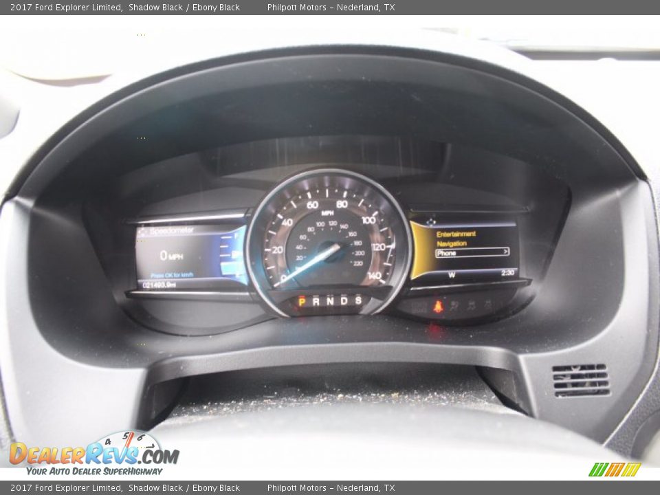 2017 Ford Explorer Limited Shadow Black / Ebony Black Photo #15