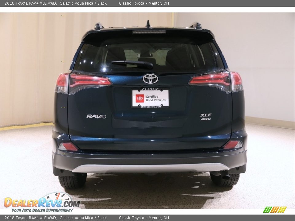 2018 Toyota RAV4 XLE AWD Galactic Aqua Mica / Black Photo #17