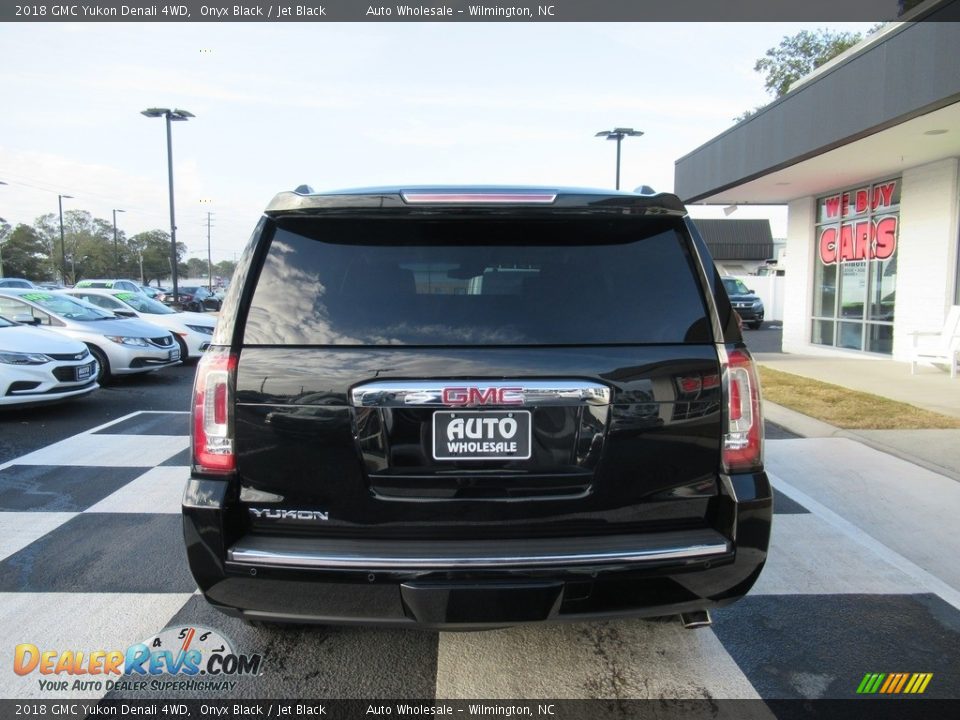 2018 GMC Yukon Denali 4WD Onyx Black / Jet Black Photo #4