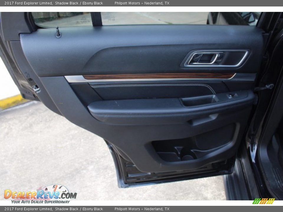 2017 Ford Explorer Limited Shadow Black / Ebony Black Photo #21