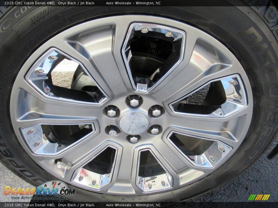 2018 GMC Yukon Denali 4WD Onyx Black / Jet Black Photo #7