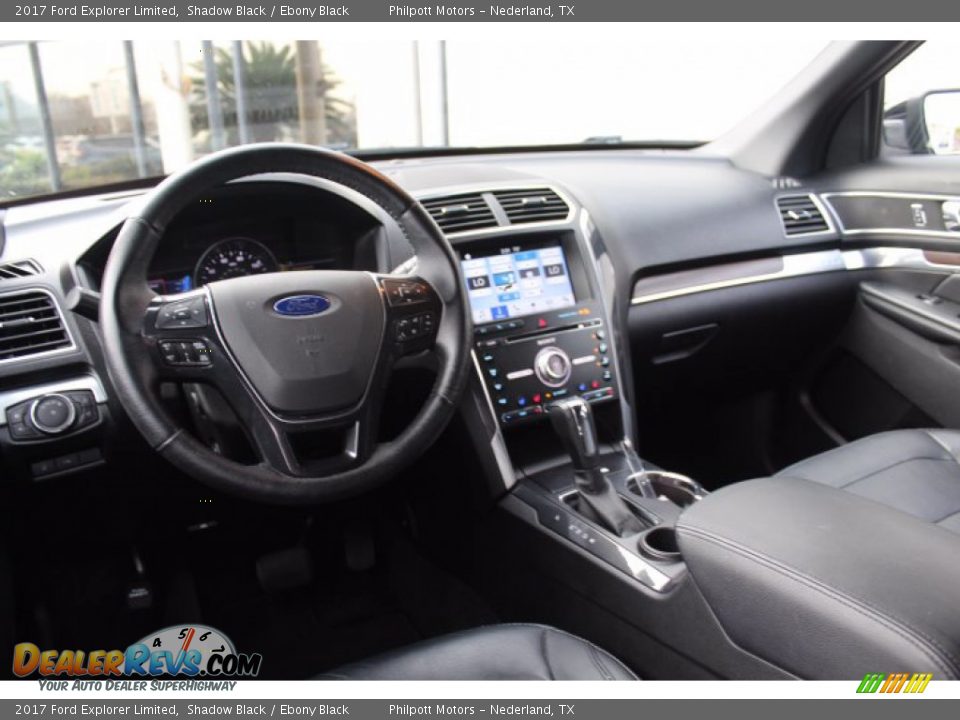 2017 Ford Explorer Limited Shadow Black / Ebony Black Photo #23