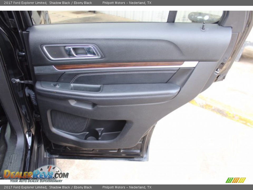 2017 Ford Explorer Limited Shadow Black / Ebony Black Photo #27