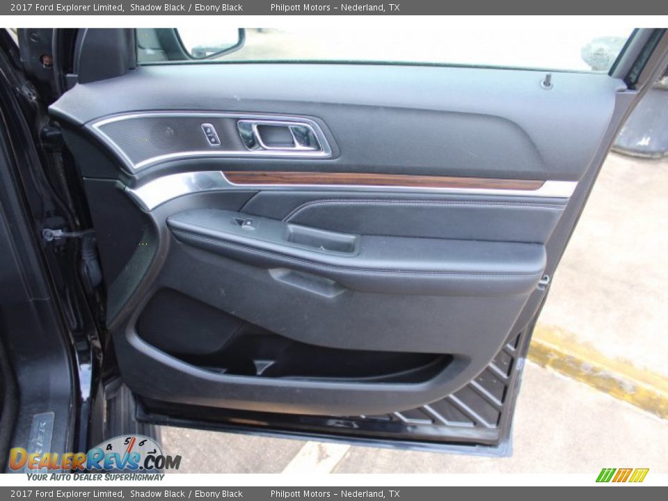 2017 Ford Explorer Limited Shadow Black / Ebony Black Photo #30