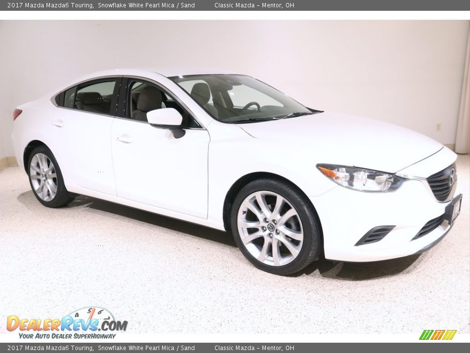 2017 Mazda Mazda6 Touring Snowflake White Pearl Mica / Sand Photo #1