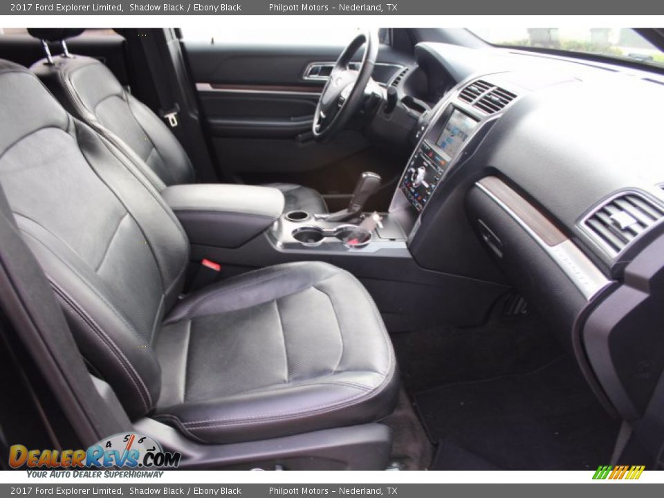 2017 Ford Explorer Limited Shadow Black / Ebony Black Photo #31