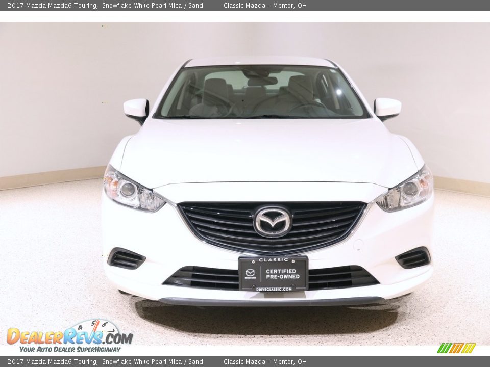2017 Mazda Mazda6 Touring Snowflake White Pearl Mica / Sand Photo #2