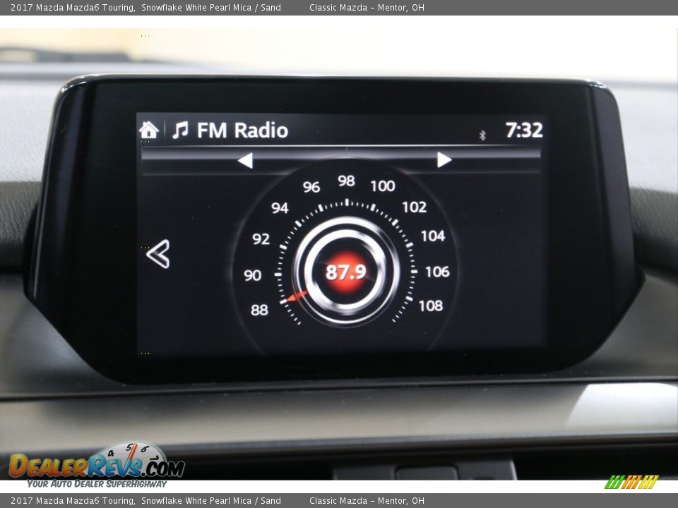 2017 Mazda Mazda6 Touring Snowflake White Pearl Mica / Sand Photo #11