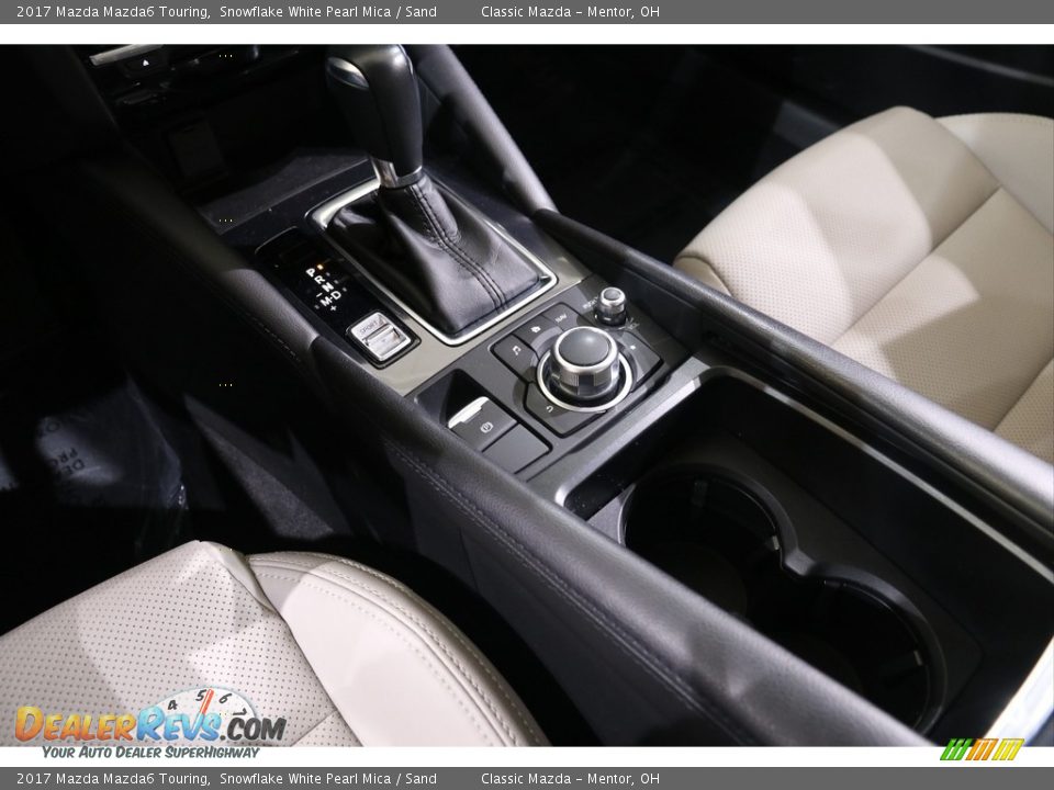 2017 Mazda Mazda6 Touring Snowflake White Pearl Mica / Sand Photo #12