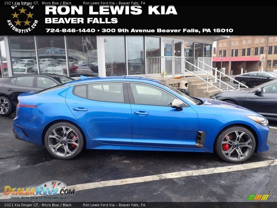 2021 Kia Stinger GT Micro Blue / Black Photo #1