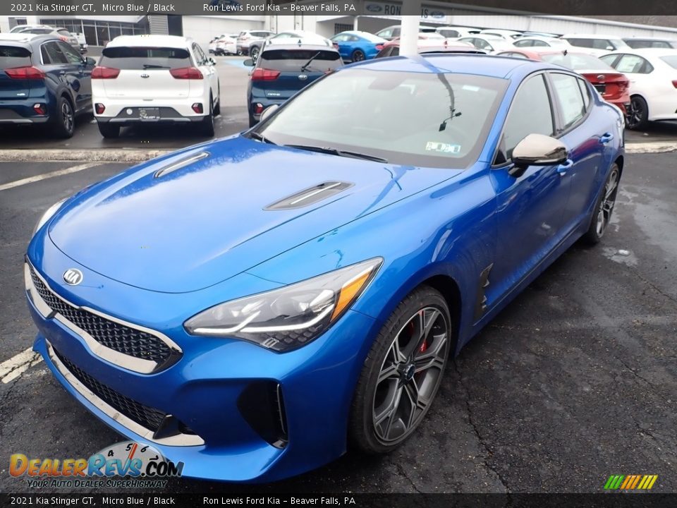 2021 Kia Stinger GT Micro Blue / Black Photo #5