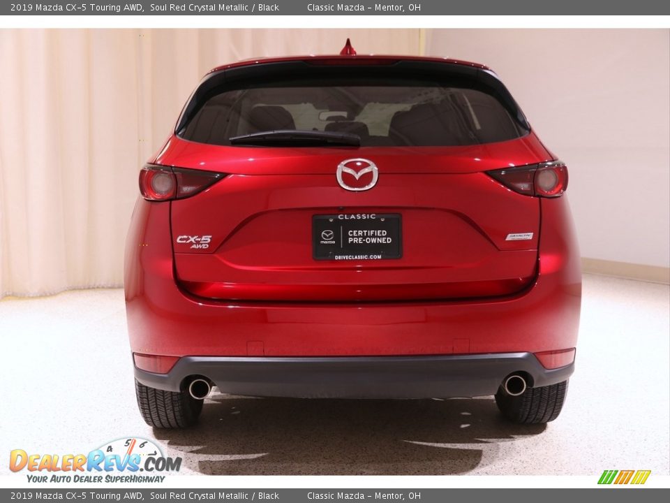 2019 Mazda CX-5 Touring AWD Soul Red Crystal Metallic / Black Photo #18