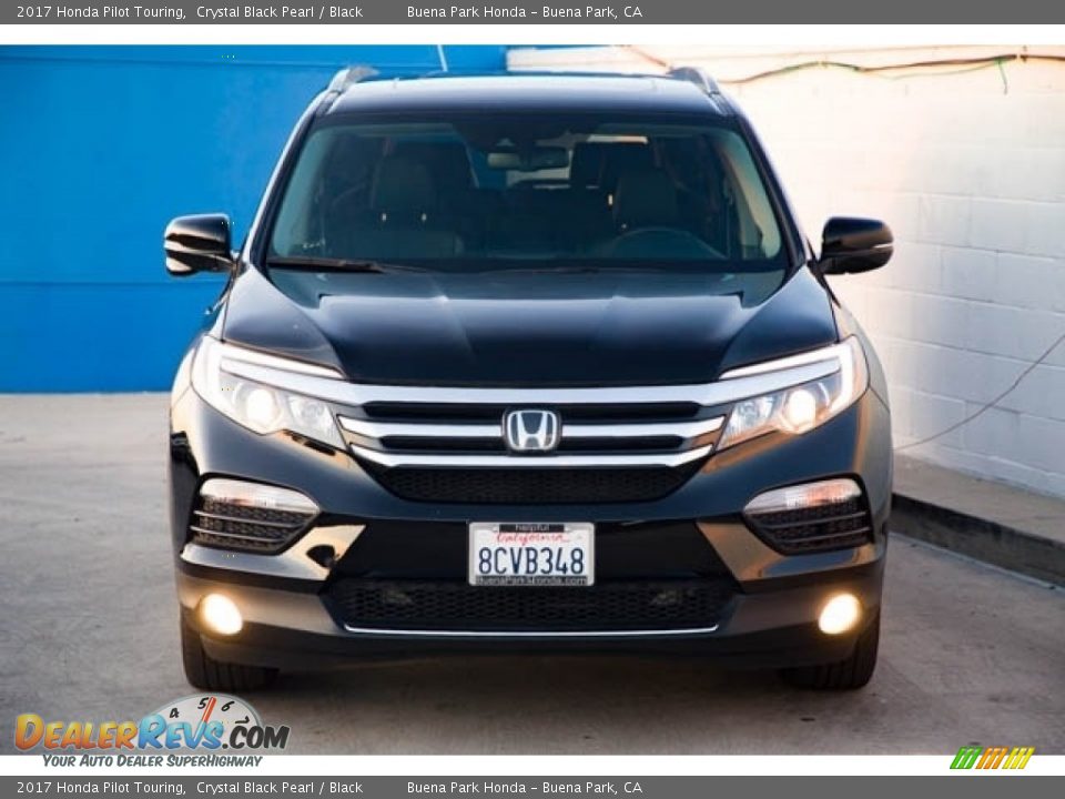 2017 Honda Pilot Touring Crystal Black Pearl / Black Photo #7