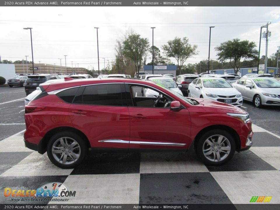 2020 Acura RDX Advance AWD Performance Red Pearl / Parchment Photo #3