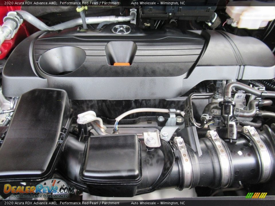2020 Acura RDX Advance AWD Performance Red Pearl / Parchment Photo #6