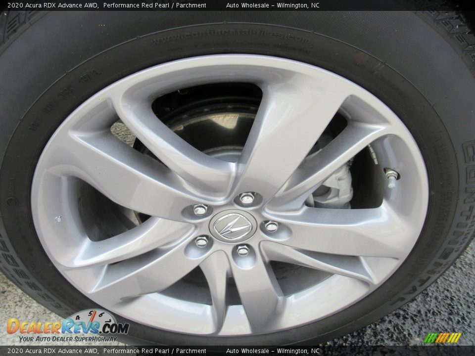 2020 Acura RDX Advance AWD Performance Red Pearl / Parchment Photo #7