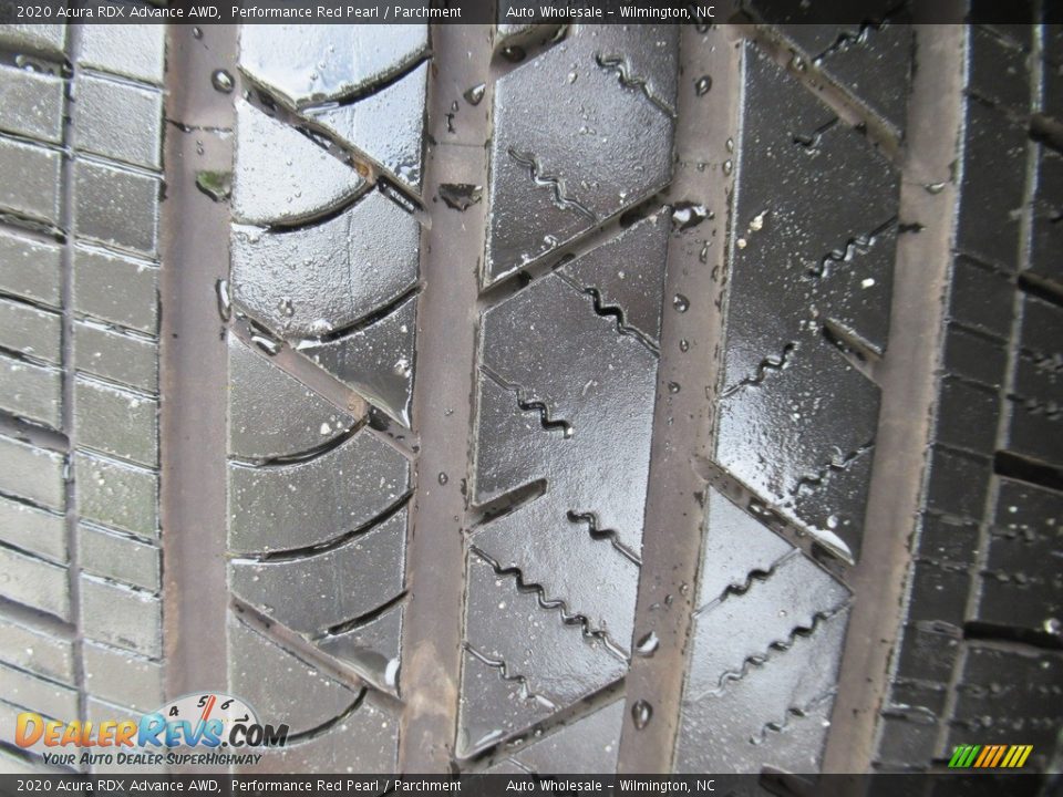 2020 Acura RDX Advance AWD Performance Red Pearl / Parchment Photo #8