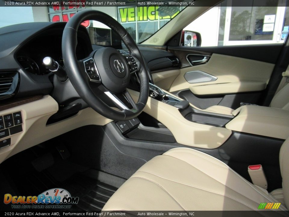 2020 Acura RDX Advance AWD Performance Red Pearl / Parchment Photo #9