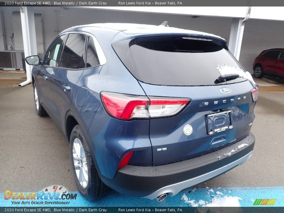 2020 Ford Escape SE 4WD Blue Metallic / Dark Earth Gray Photo #6