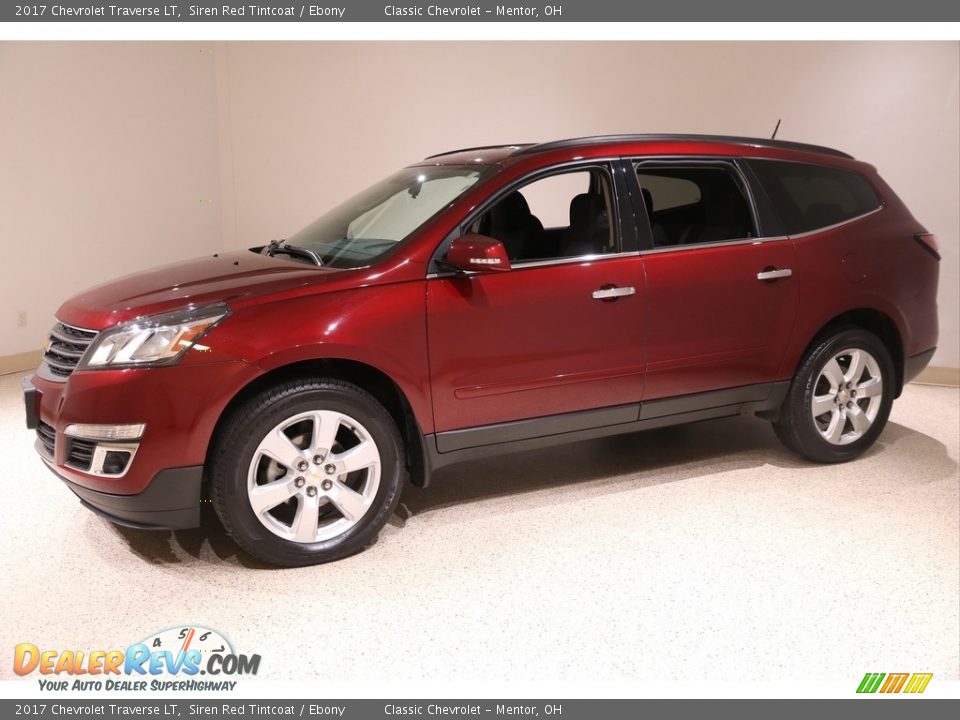 2017 Chevrolet Traverse LT Siren Red Tintcoat / Ebony Photo #3