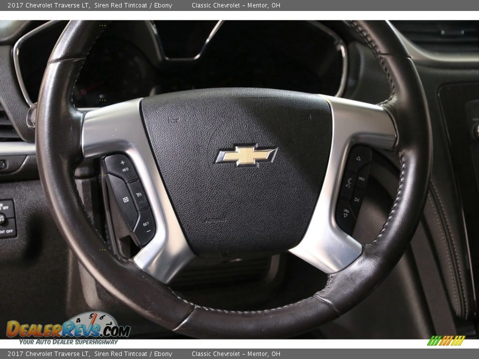 2017 Chevrolet Traverse LT Siren Red Tintcoat / Ebony Photo #7