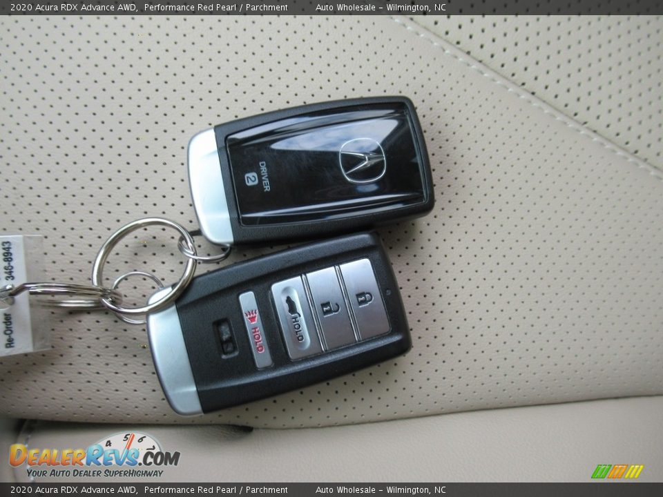 2020 Acura RDX Advance AWD Performance Red Pearl / Parchment Photo #20