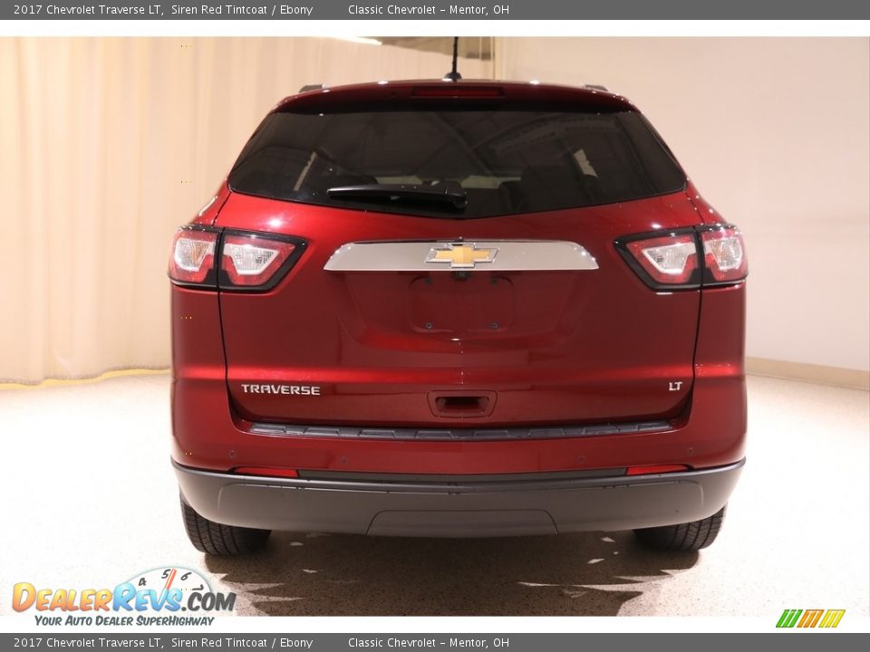 2017 Chevrolet Traverse LT Siren Red Tintcoat / Ebony Photo #18