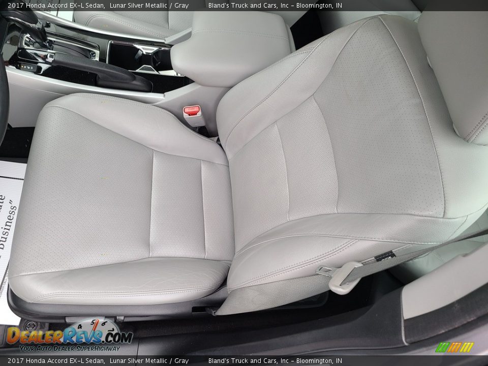 2017 Honda Accord EX-L Sedan Lunar Silver Metallic / Gray Photo #8