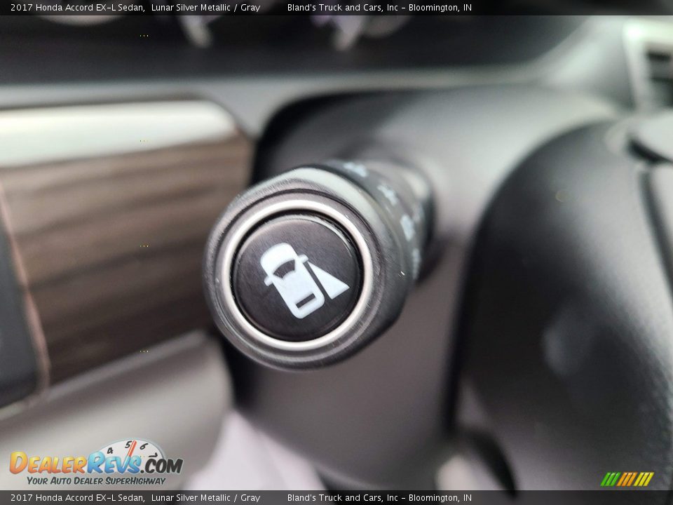 2017 Honda Accord EX-L Sedan Lunar Silver Metallic / Gray Photo #11
