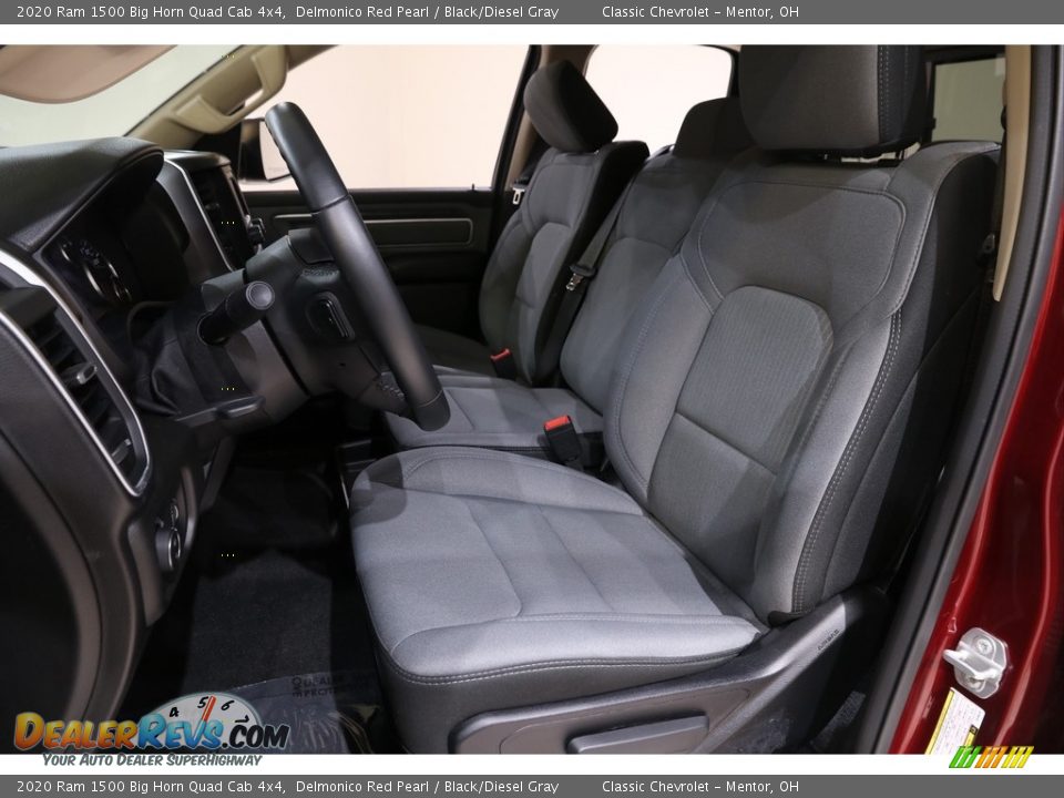2020 Ram 1500 Big Horn Quad Cab 4x4 Delmonico Red Pearl / Black/Diesel Gray Photo #5