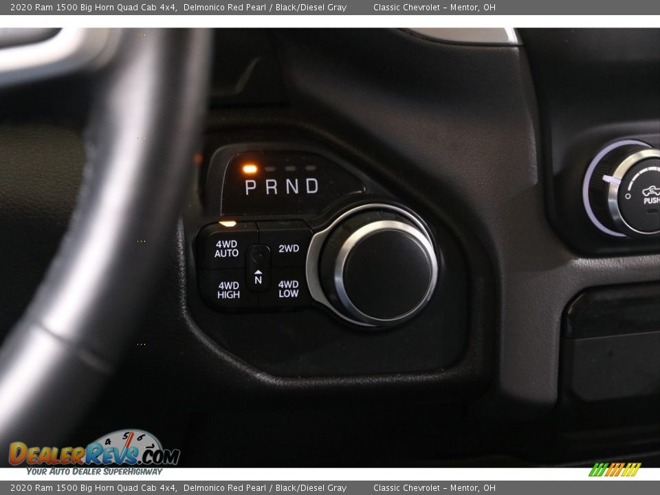 2020 Ram 1500 Big Horn Quad Cab 4x4 Delmonico Red Pearl / Black/Diesel Gray Photo #12