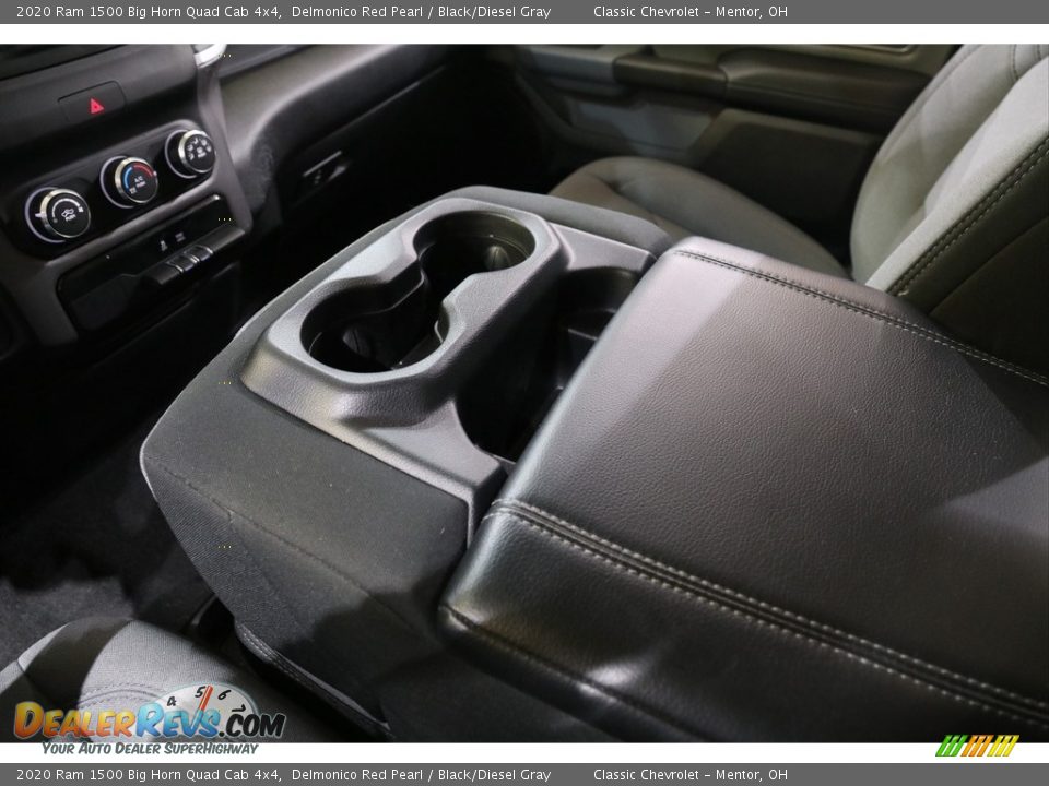 2020 Ram 1500 Big Horn Quad Cab 4x4 Delmonico Red Pearl / Black/Diesel Gray Photo #14