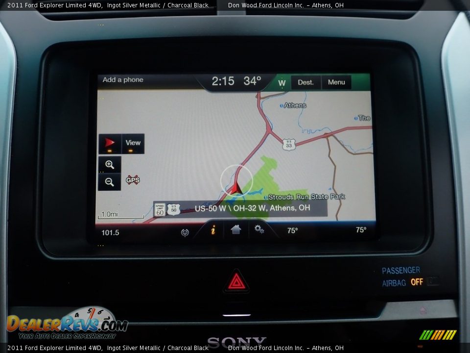 2011 Ford Explorer Limited 4WD Ingot Silver Metallic / Charcoal Black Photo #3