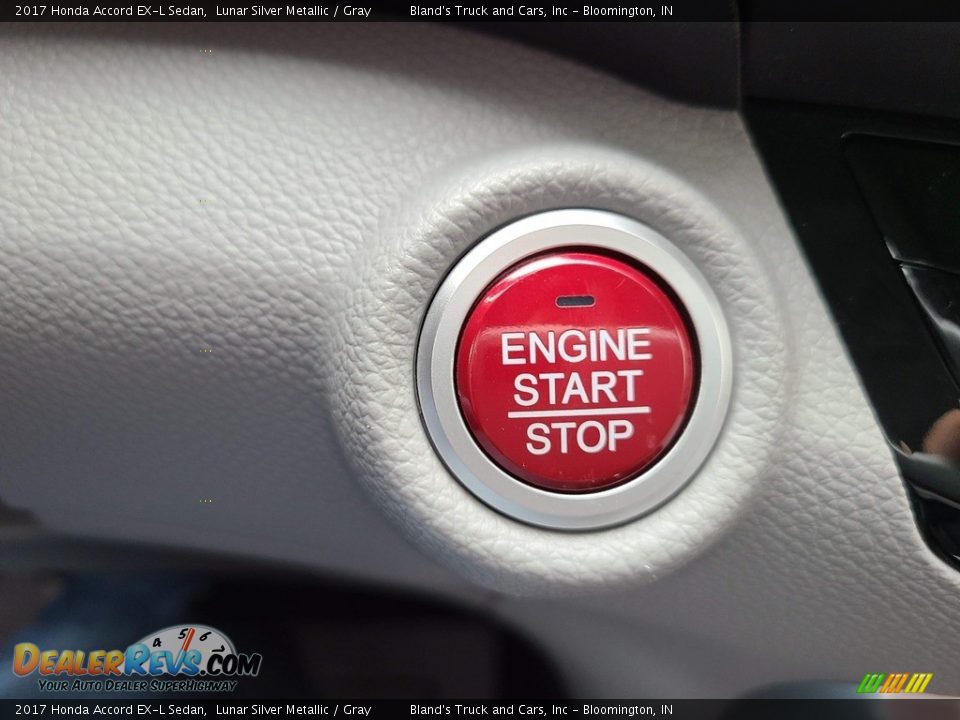 2017 Honda Accord EX-L Sedan Lunar Silver Metallic / Gray Photo #20
