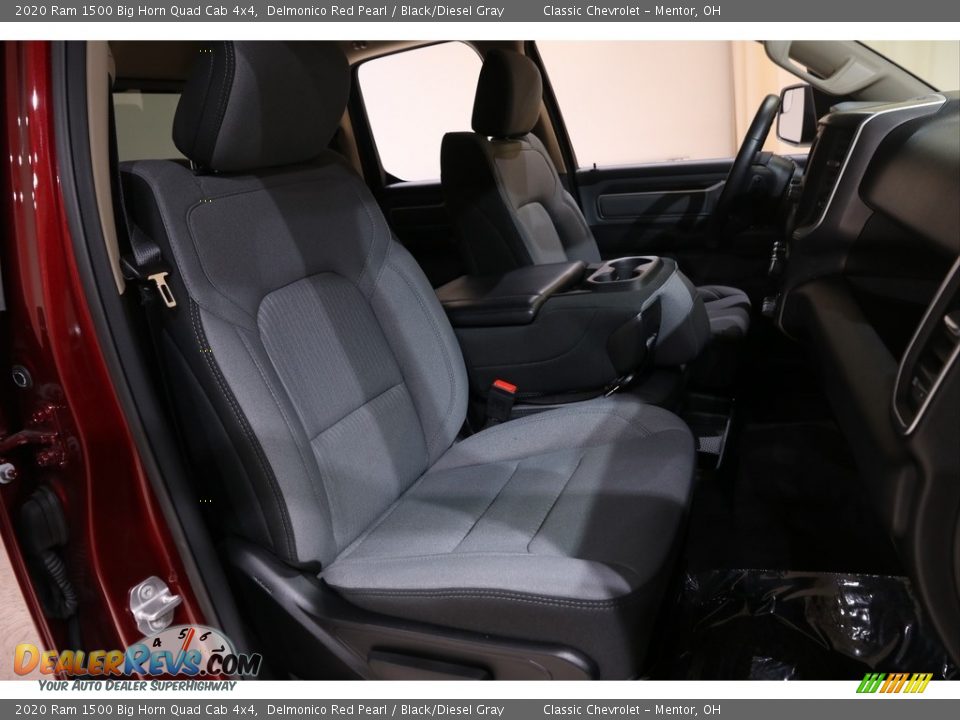 2020 Ram 1500 Big Horn Quad Cab 4x4 Delmonico Red Pearl / Black/Diesel Gray Photo #15