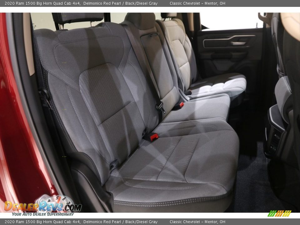 2020 Ram 1500 Big Horn Quad Cab 4x4 Delmonico Red Pearl / Black/Diesel Gray Photo #16