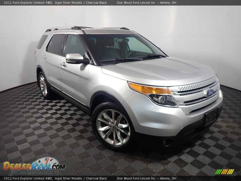 2011 Ford Explorer Limited 4WD Ingot Silver Metallic / Charcoal Black Photo #5