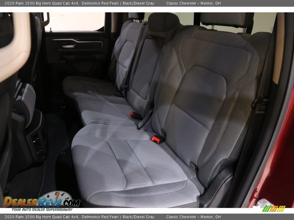 2020 Ram 1500 Big Horn Quad Cab 4x4 Delmonico Red Pearl / Black/Diesel Gray Photo #17