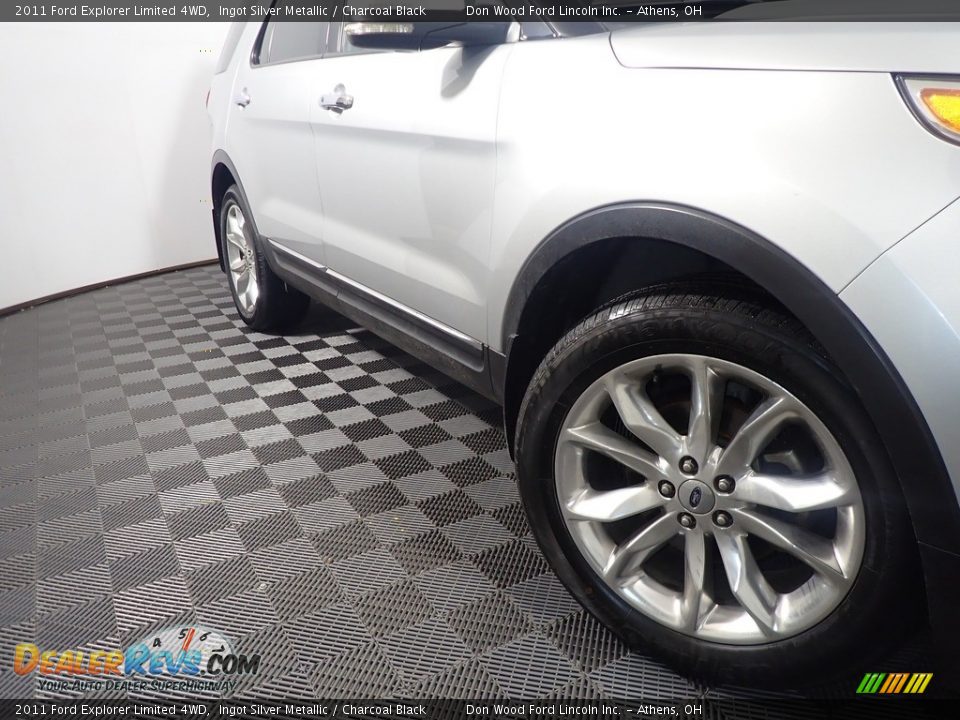 2011 Ford Explorer Limited 4WD Ingot Silver Metallic / Charcoal Black Photo #6
