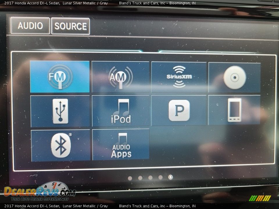 2017 Honda Accord EX-L Sedan Lunar Silver Metallic / Gray Photo #23