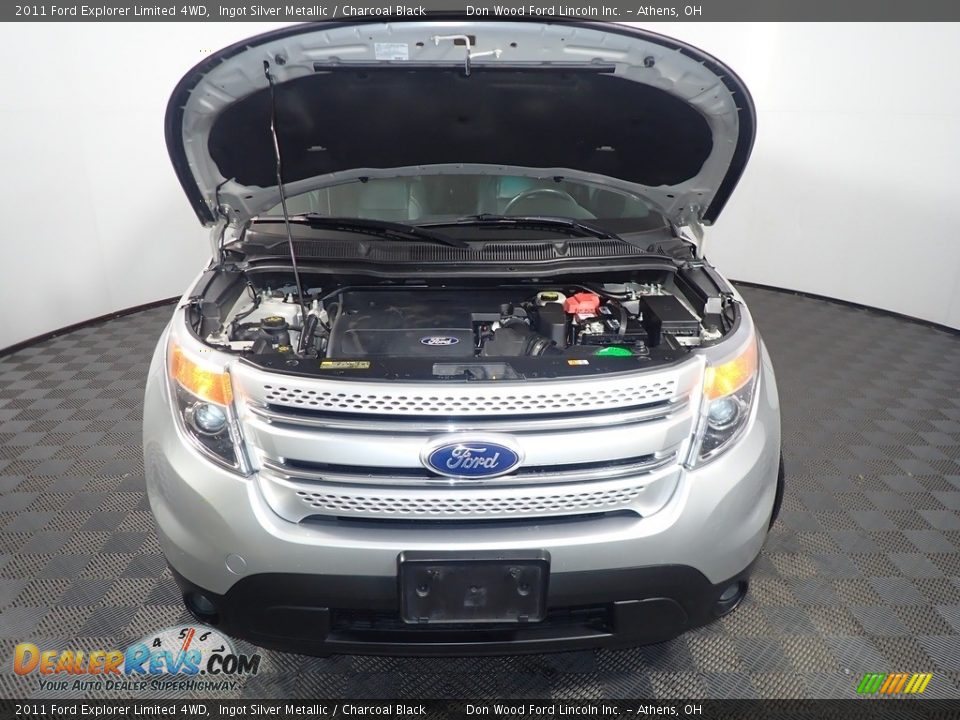 2011 Ford Explorer Limited 4WD Ingot Silver Metallic / Charcoal Black Photo #8