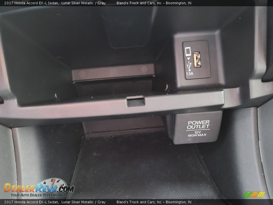 2017 Honda Accord EX-L Sedan Lunar Silver Metallic / Gray Photo #25