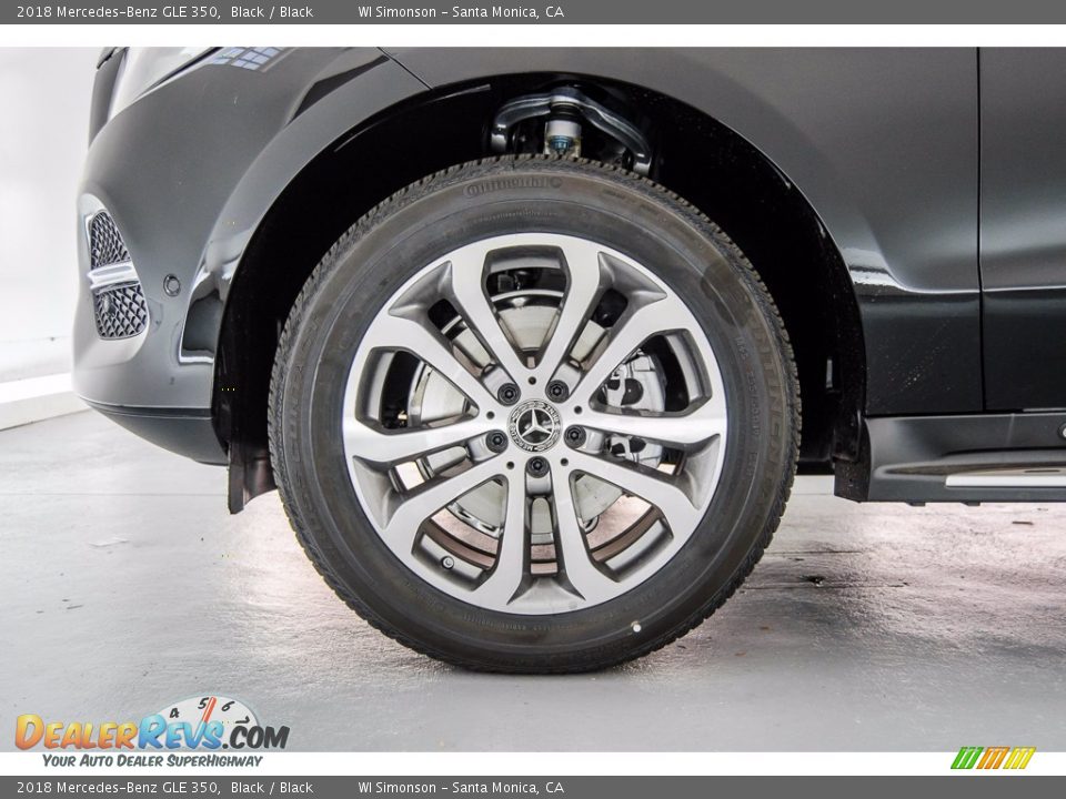 2018 Mercedes-Benz GLE 350 Black / Black Photo #9