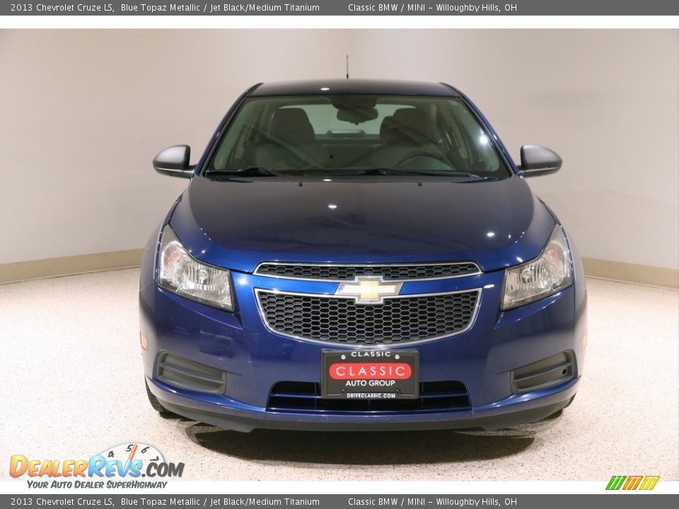 2013 Chevrolet Cruze LS Blue Topaz Metallic / Jet Black/Medium Titanium Photo #2