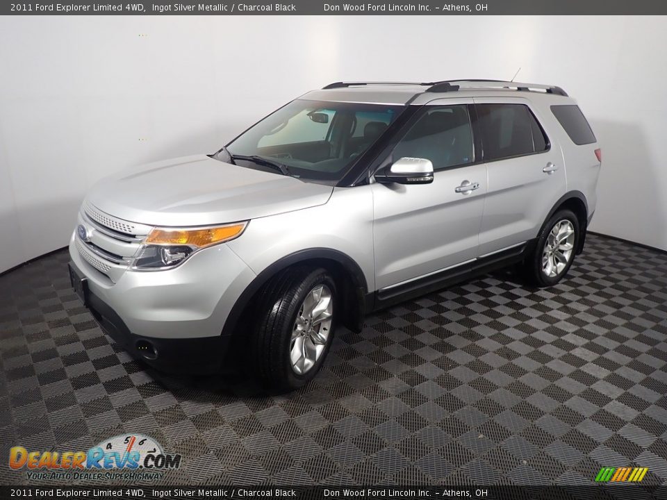 2011 Ford Explorer Limited 4WD Ingot Silver Metallic / Charcoal Black Photo #11