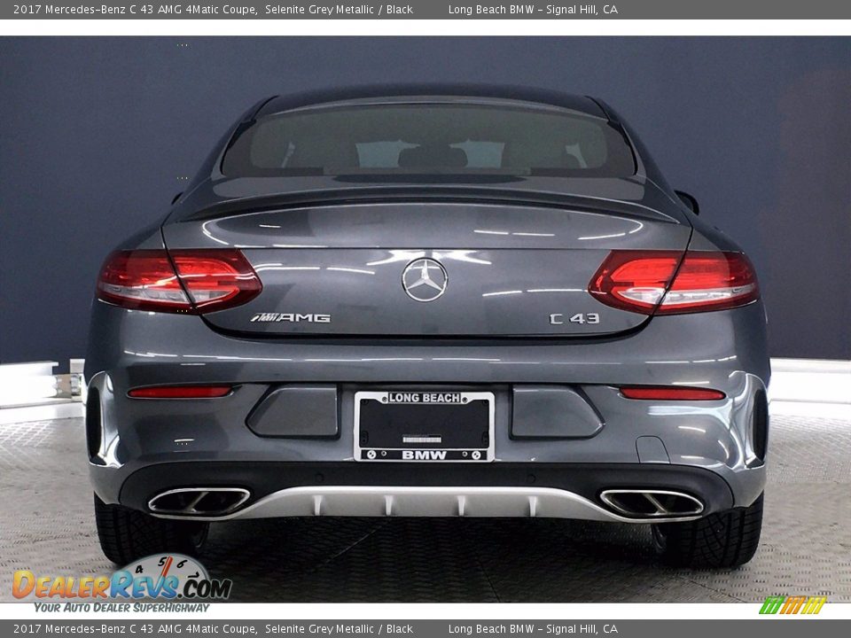 2017 Mercedes-Benz C 43 AMG 4Matic Coupe Selenite Grey Metallic / Black Photo #3