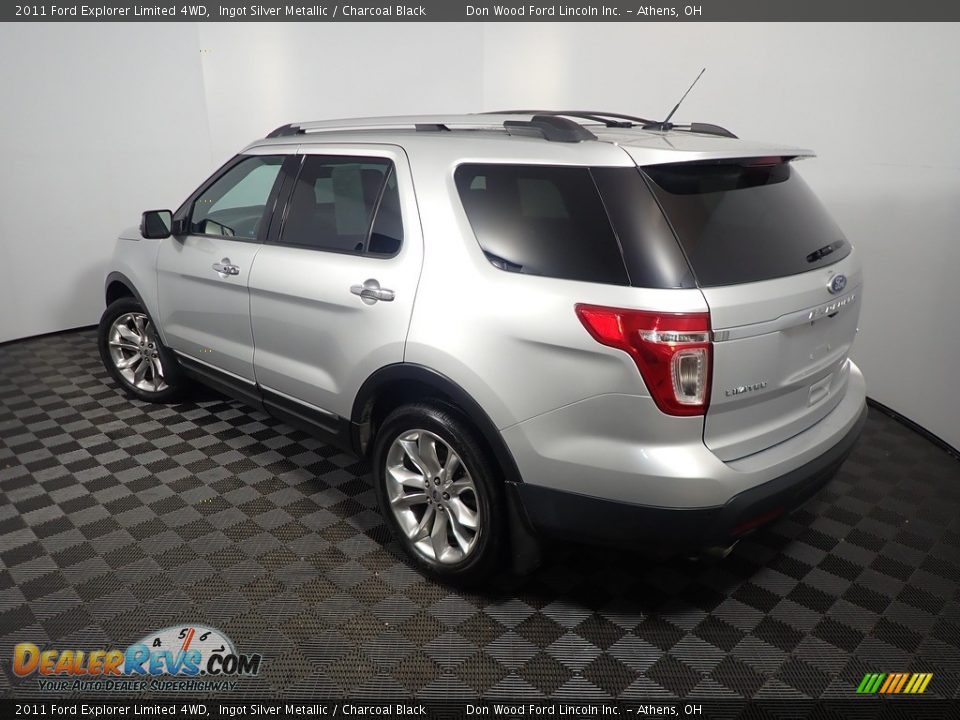 2011 Ford Explorer Limited 4WD Ingot Silver Metallic / Charcoal Black Photo #14