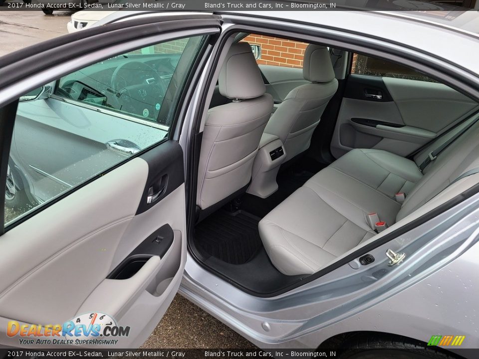 2017 Honda Accord EX-L Sedan Lunar Silver Metallic / Gray Photo #31