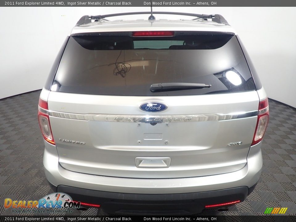 2011 Ford Explorer Limited 4WD Ingot Silver Metallic / Charcoal Black Photo #15