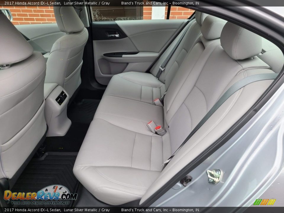 2017 Honda Accord EX-L Sedan Lunar Silver Metallic / Gray Photo #32